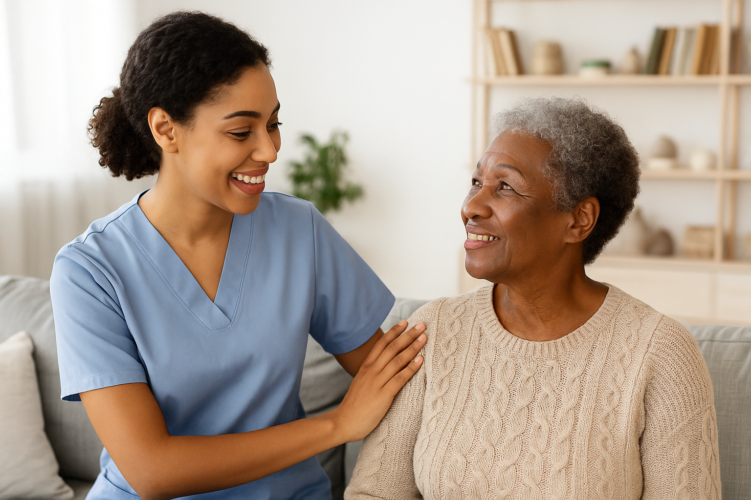 UHHC caregivers with client